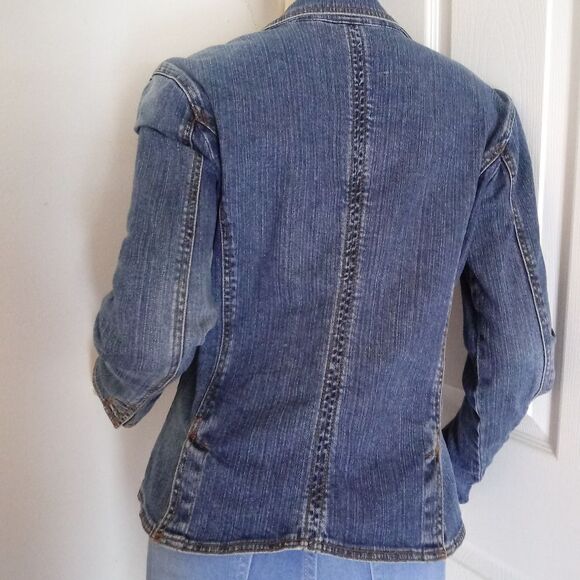 DKNY Denim Blazer - Picture 6 of 6